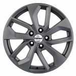 

Диск колесный Carwel Эльтон 1703 7xR17 5x114,3 ET45 ЦО66,1 серый 098855