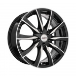 

Диск колесный X'trike X-120 7xR17 5x114.3 ЕТ40 ЦО66.1 черный с полированной лицевой частью 29083