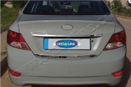 

Накладка над номером на крышку багажника, нерж. Omsa Line 3214053 Hyundai Solaris 2011, Solaris