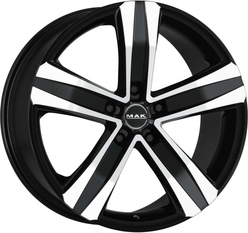 

Диск колесный MAK Stone 5 7xR17 5x118 ET40 ЦО71,1 черный глянцевый с полированной лицевой частью F70705TBM40D