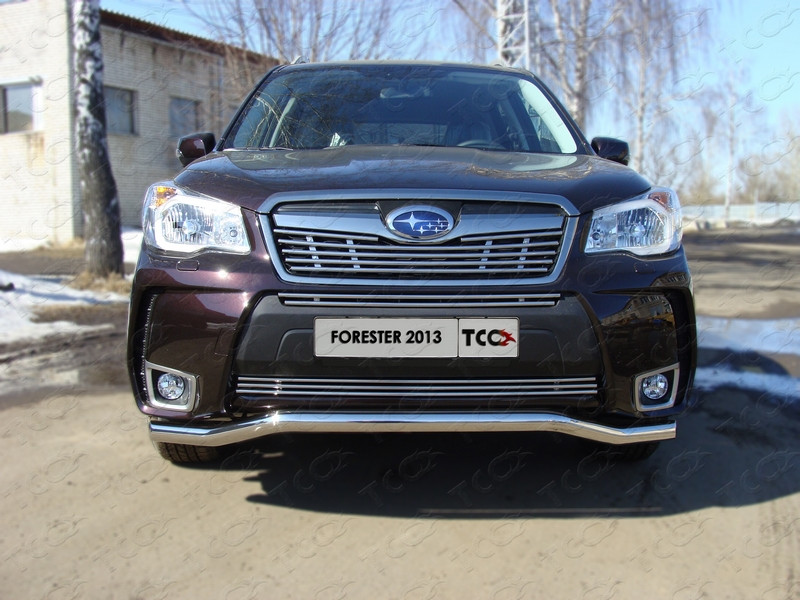 

Решетка радиатора нижняя 12 мм Компания ТСС SUBFOR13-14 Subaru Forester 2013 - 2015, Forester