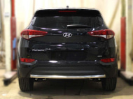 

Защита заднего бампера d-53 Технотек HNT15_3 Hyundai Tucson (3G) TL 2015, Tucson