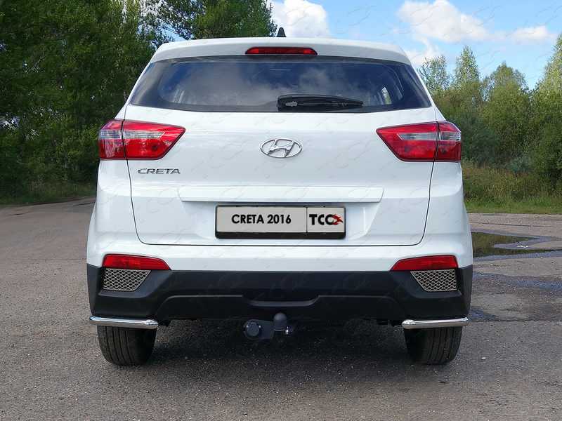 

Защита задняя (уголки) TCC HYUNCRE16-34 Hyundai Creta 2016-, Creta