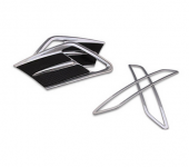 

Хромированные накладки на противотуманные фары и катафоты для Volvo XC60 (2014 - 2017, XC60