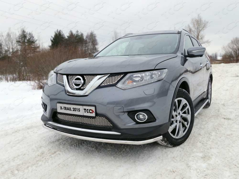 

Защита передняя нижняя TCC NISXTR15-02 Nissan X-Trail 2018, X-Trail