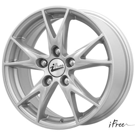 

Диск колесный iFree Нирвана 6,5xR15 5x114,3 ET40 ЦО66,1 серебристый 065205