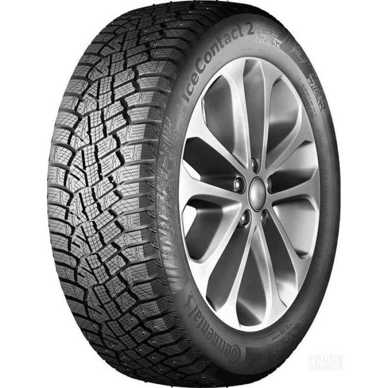 

Шина автомобильная Continental IceContact 2 SUV 215/55 R18, зимняя, шипованная, 99T