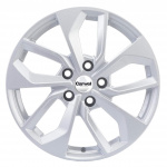 

Диск колесный Carwel Эльтон 1703 7xR17 5x114,3 ET45 ЦО60,1 серебристый 31325