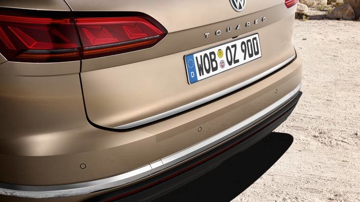 

Наклейка защитная на задний бампер (прозрачная) VAG 760061197 для Volkswagen Touareg 2018 -, Touareg