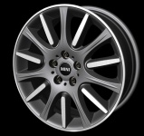 

Диск колесный R17 BMW Mini high spoke 596 36116872323 графит Mini Cooper 2015