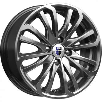 

Диск колесный K&K Рим 6xR15 4x100 ET25 ЦО67,1 серый темный глянцевый 72581