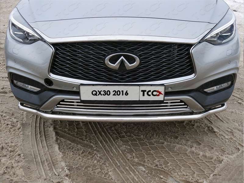 

Защита передняя (нижняя) 42,4 мм Компания ТСС INFQX3016-13 Infiniti QX30 2016-, QX30