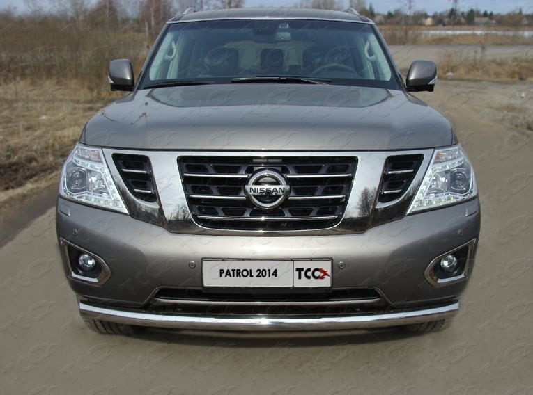 

Защита передняя нижняя 76,1 мм Компания ТСС NISPATR14-02 Nissan Patrol 2014-, Patrol