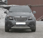 

Решетка в бампер 10 мм - хромированные заглушки Souz-96 OMOK.97.2365 Opel Mokka 2012, Mokka