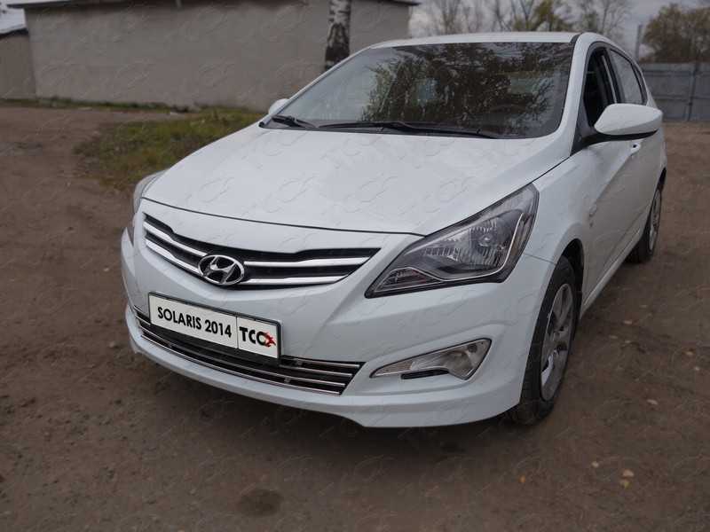 

Решетка радиатора TCC HYUNSOL14-01 Hyundai Solaris (1G) рест. 2014-, (2G) 2017-, Solaris