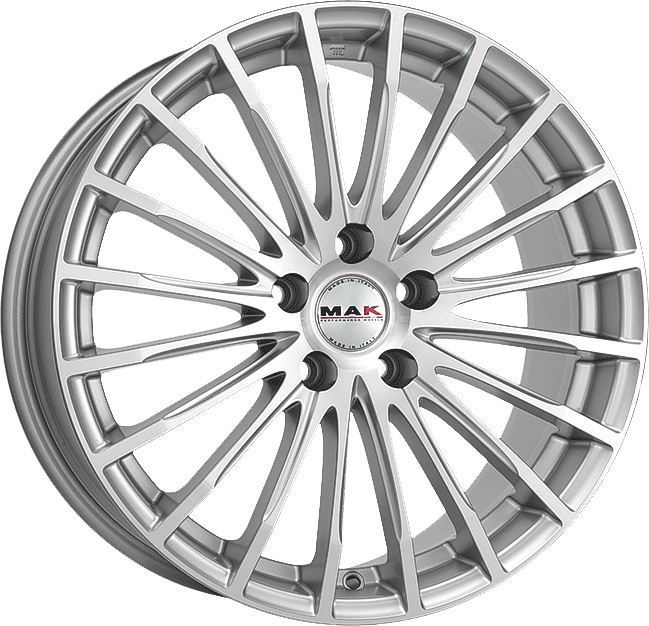 

Диск колесный MAK Fatale 7,5xR17 5x100 ET35 ЦО72 серебристый F7570FASI35P