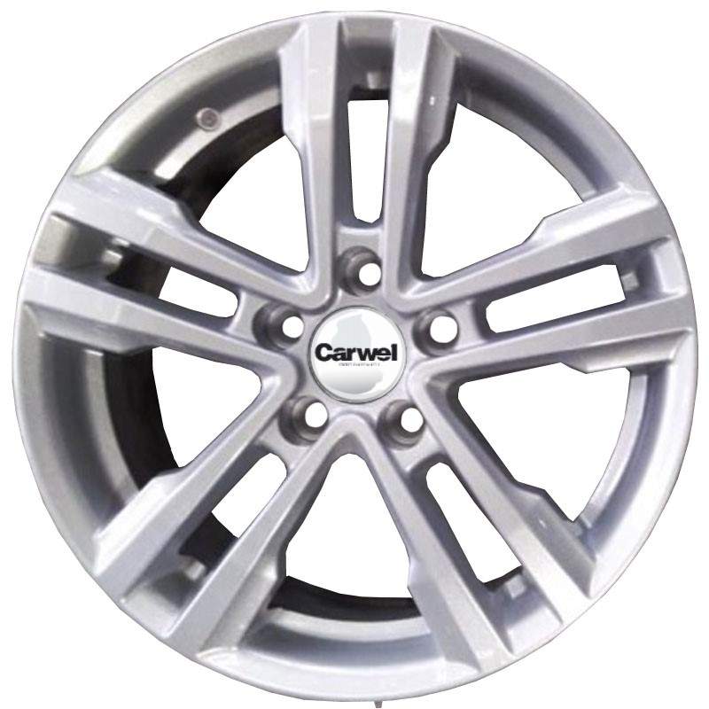 

Диск колесный Carwel Аллаки 197 6,5xR16 5x114,3 ET50 ЦО67,1 серебристый 098384