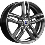 

Диск колесный K&K Sayan 6xR16 5x108 ET45 ЦО67,1 серый темный глянцевый 71664