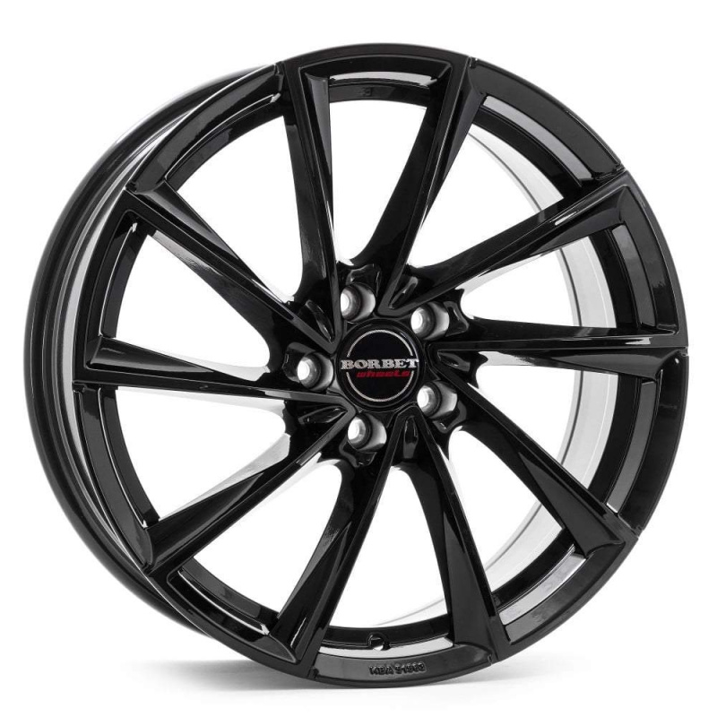 

Диск колесный Borbet VTX 8,5xR19 5x112 ET40 ЦО66,5 чёрный глянцевый 496285