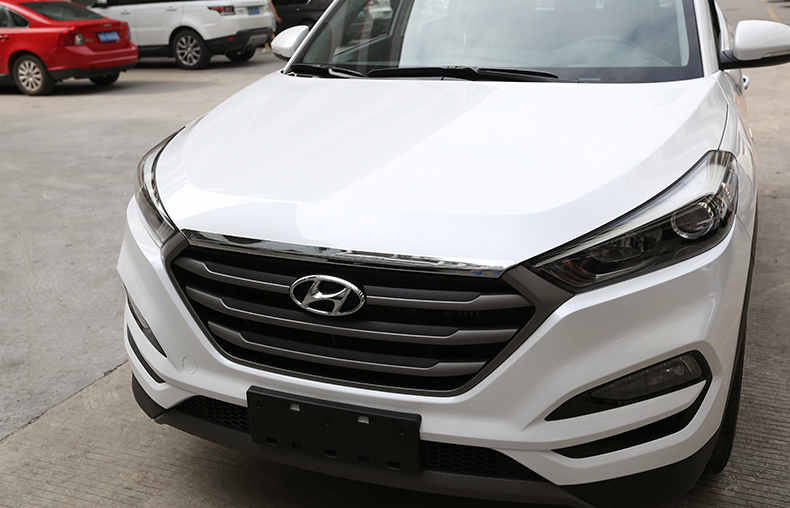 

Хромированный молдинг на капот для Hyundai Tucson (2015- по н.в. ), Tucson