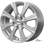 

Диск колесный iFree Апероль 6xR15 4x100 ET45 ЦО60.1 серебристый 365209