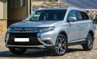 

Накладка - губа на передний бампер для Mitsubishi Outlander 3 2019, Outlander