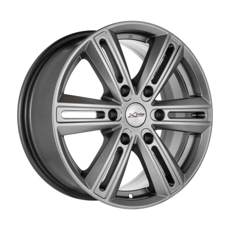 

Диск колесный X'trike X-123 7.5xR17 6x127 ЕТ38 ЦО77.9 серебристый темный 67575