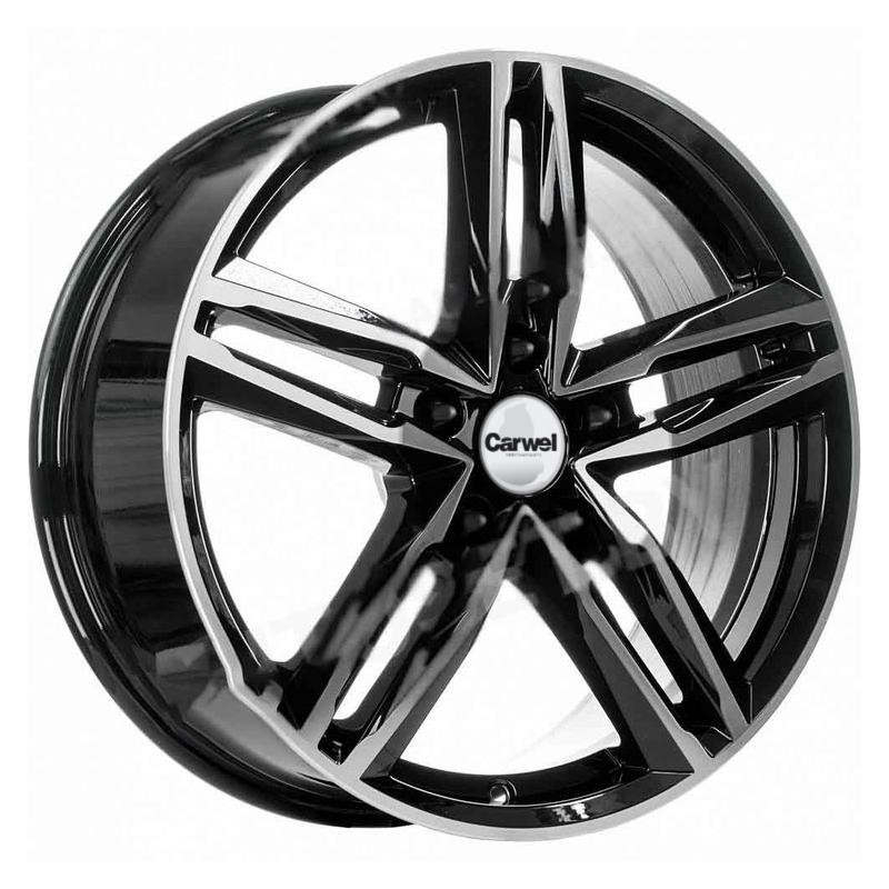 

Диск колесный Carwel Малык 138 7xR17 5x114.3 ET47 ЦО66.1 черный глянцевый с полированной лицевой частью 098522