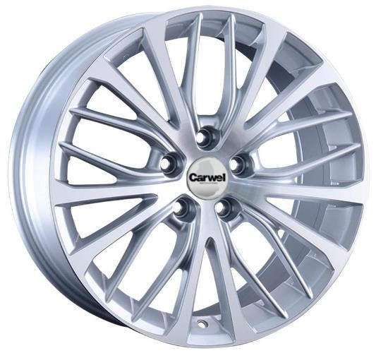 

Диск колесный Carwel Майя 194 7xR17 5x114.3 ET45 ЦО67.1 серебристый металлик 101764