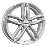 

Диск колесный Carwel Вайт 184 6xR16 5x100 ET38 ЦО57.1 серебристый металлик 076827