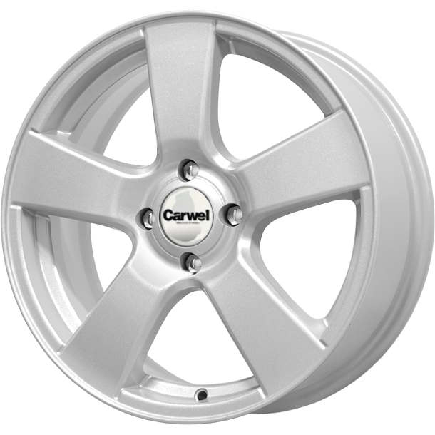 

Диск колесный Carwel Тус 135 6.5xR16 4x100 ET40 ЦО67.1 серебристый металлик 101898