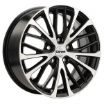 

Диск колесный Carwel Инкан 1705 7xR17 5x114,3 ET45 ЦО60,1 черный глянцевый с полированной лицевой частью 36657