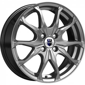 

Диск колесный КиК Brent 6xR16 4x100 ET52 ЦО54.1 серый темный глянцевый r75536