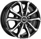 

Диск колесный MSW 48 7xR17 5x120 ET55 ЦО65.06 чёрный матовый с полированной лицевой частью W19328006T56