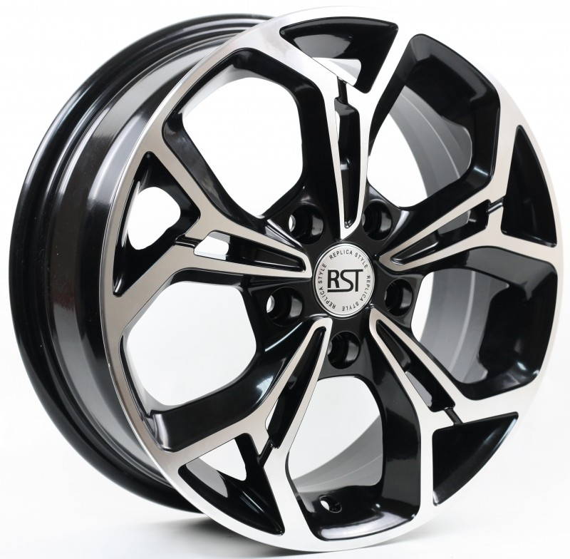 

Диск колесный RST R016 6xR16 5x114,3 ET43 ЦО67,1 черный с полированной лицевой частью rd833215