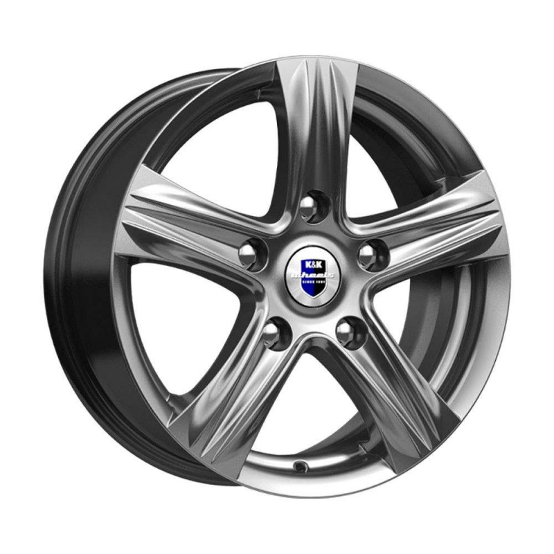 

Диск колесный K&K КС-498 6.5xR16 5x114.3 ЕТ39 ЦО60.1 дарк платинум r71659