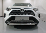 

Защита передняя нижняя (овальная короткая) 75х42 мм Toyota RAV4 ( Тойота Рав4 ) 2019, RAV4