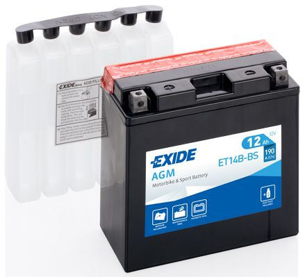 

Аккумуляторная батарея (12 А/ч) Exide ET14B-BS