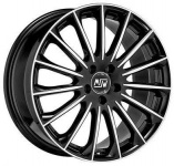 

Диск колесный MSW 30 7,5xR18 5x108 ET45 ЦО73 черный с полировкой W19319500T56