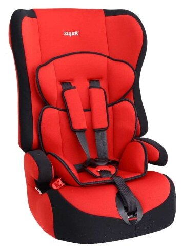 

Кресло детское автомобильное (красное, группа 1-2-3 от 9 кг. до 36 кг.) Прайм SIGER KRES0002