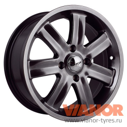 

Диск колесный Mi-tech MK-10 7xR16 4x114.3 ET38 ЦО73 серый 824613