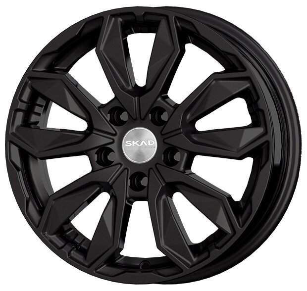 

Диск колесный СКАД Сочи 6xR16 4x100 ET41 ЦО60,1 черный матовый 3160025