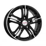 

Диск колесный K&K Trinity 6,5xR16 5x108 ET43 ЦО67,1 черный глянцевый с полированной лицевой частью 63034