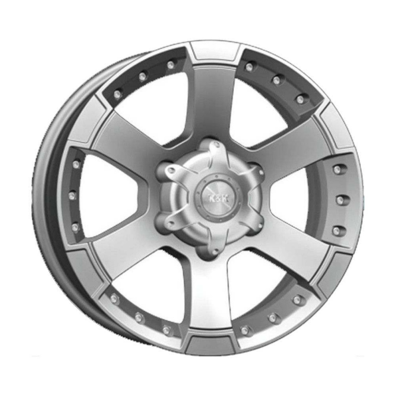 

Диск колесный K&K КС-593 7xR16 6x139.7 ЕТ30 ЦО93.1 серебристый 13494