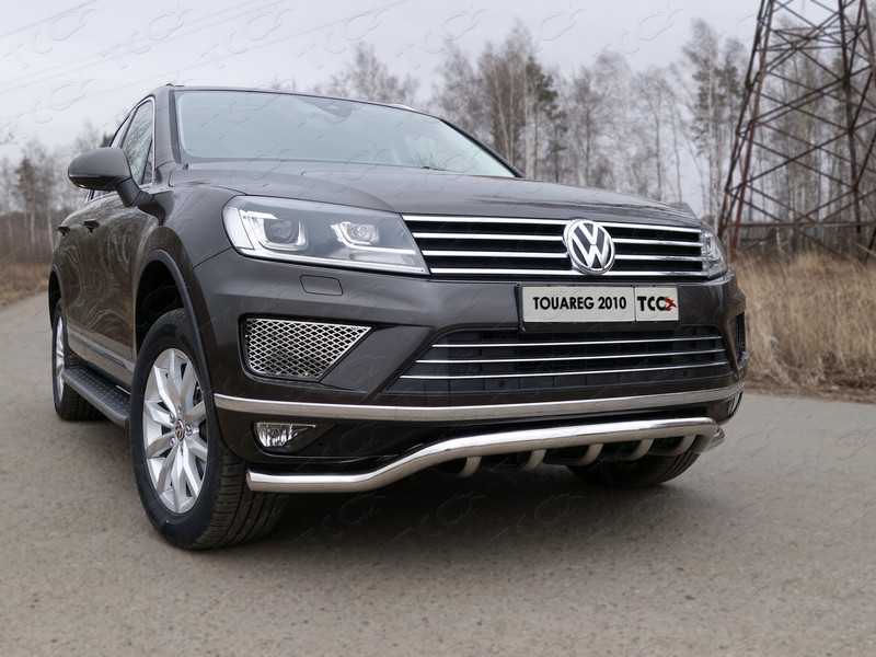 

Защита передняя нижняя (кенгурин) TCC VWTOUAR14-16 Volkswagen Touareg 2018, Touareg