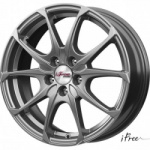 

Диск колесный iFree Такеши 6xR16 4x100 ET45 ЦО54.1 серый темный глянцевый 466513