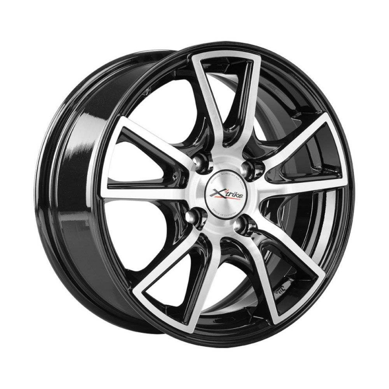 

Диск колесный X'trike X-104 6xR14 5x114.3 ЕТ38 ЦО67.1 черный с полированной лицевой частью 10862