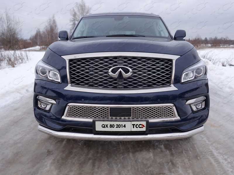 

Решетка радиатора (лист) TCC INFQX8014-06 Infiniti QX 80 2018, QX80