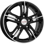 

Диск колесный K&K Trinity 6xR15 5x114,3 ET44 ЦО67,1 черный глянцевый с полированной лицевой частью r14076