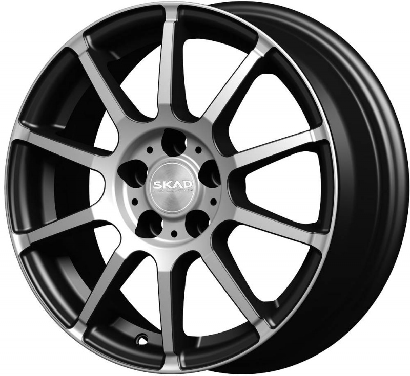 

Диск колесный СКАД Акита 6xR15 4x100 ET48 ЦО54,1 чёрный глянцевый с полированной лицевой частью 2880305